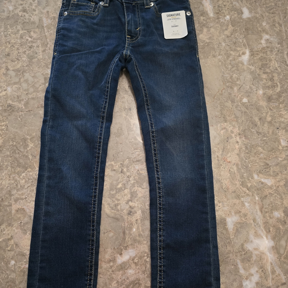 Signature by Levi Strauss Kids Dark Blue Jeans
